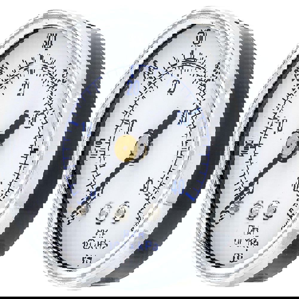 Pressure Gauges; Gauge Type: Utility Gauge ; Scale Type: Dual ; Accuracy (%): 3-2-3% ; Dial Type: Analog ; Thread Type: NPT ; Bourdon Tube Material: Bronze